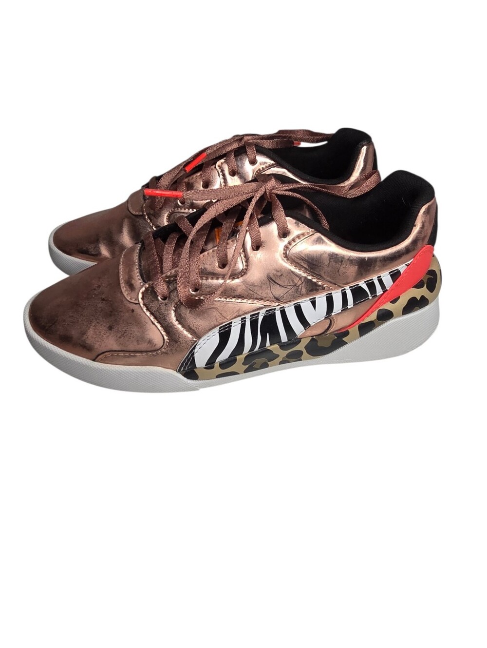 PUMA Aeon x Sophia Webster Rose Gold Metalic Safari 2020 Size 7 Running Sneaker